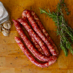 Salsiccia sottile sale e pepe